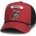 cappellino-trucker-rosso-e-nero-toro-gb2-raging-bull-the-rocker-the-farm-di-goorin-bros