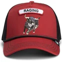 cappellino-trucker-rosso-e-nero-toro-gb2-raging-bull-the-rocker-the-farm-di-goorin-bros