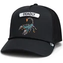 schwarze-trucker-kappe-skorpion-gb2-deadly-scorp-the-rocker-the-farm-von-goorin-bros
