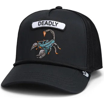 Șepci curbată camionagiu negru snapback GB2 Deadly Scorp The Rocker The Farm de Goorin Bros.
