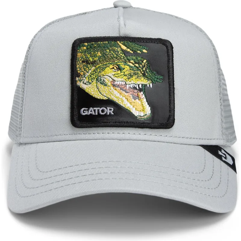 goorin-bros-the-farm-trucker-cap-grau-krokodil-gator-swamp-monster-core-combo