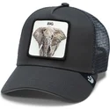 casquette-trucker-noire-elephant-the-big-elephant-global-core-the-farm-goorin-bros