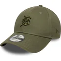 verstellbare-grune-kappe-mit-gebogenem-schirm-und-grunem-logo-9forty-colour-pack-der-detroit-tigers-mlb-von-new-era