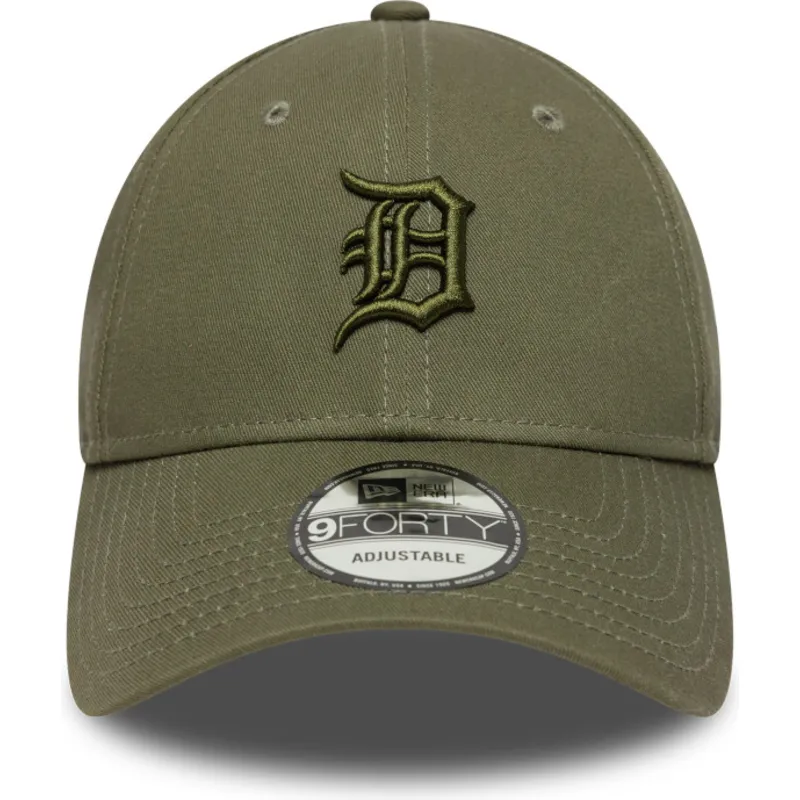 verstellbare-grune-kappe-mit-gebogenem-schirm-und-grunem-logo-9forty-colour-pack-der-detroit-tigers-mlb-von-new-era