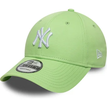 Casquette courbée verte claire ajustable 9FORTY Colour Pack New York Yankees MLB New Era