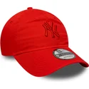 rod-justerbar-bojd-keps-med-rod-logotyp-9twenty-colour-pack-new-york-yankees-mlb-fran-new-era