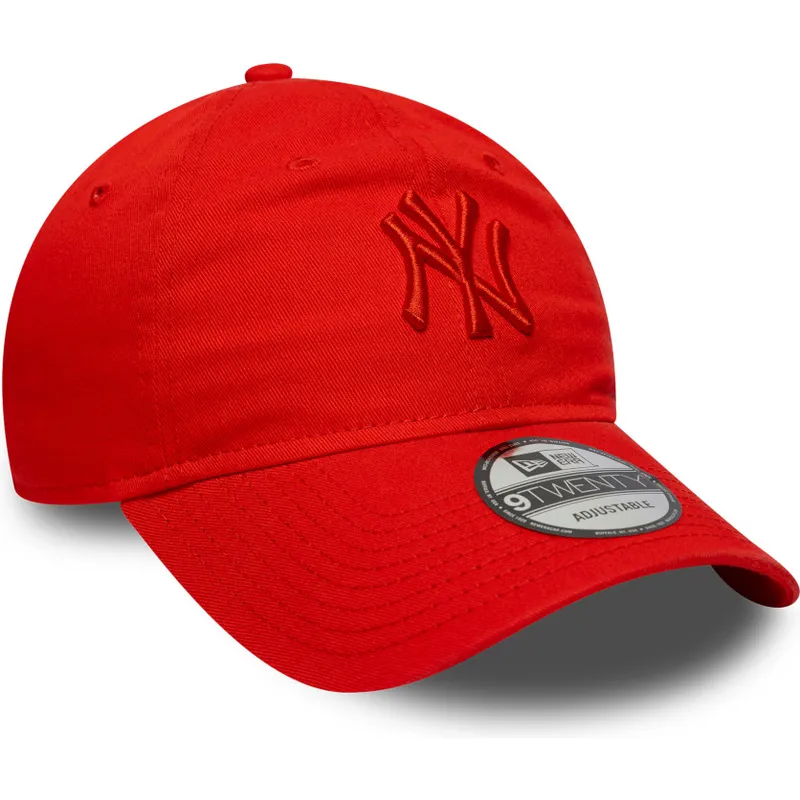 cappellino-curvo-rosso-regolabile-con-logo-rosso-9twenty-colour-pack-dei-new-york-yankees-mlb-di-new-era