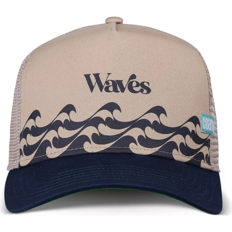 beige-och-marinbla-trucker-keps-bauhaus-waves-hft-fran-coastal
