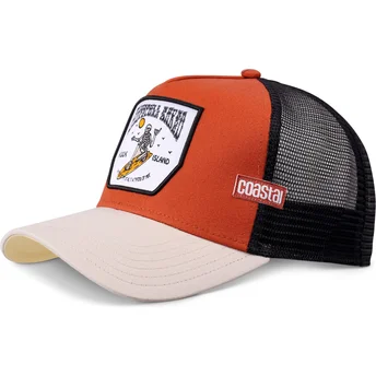 Cap curbată multicolor snapback de Coastal