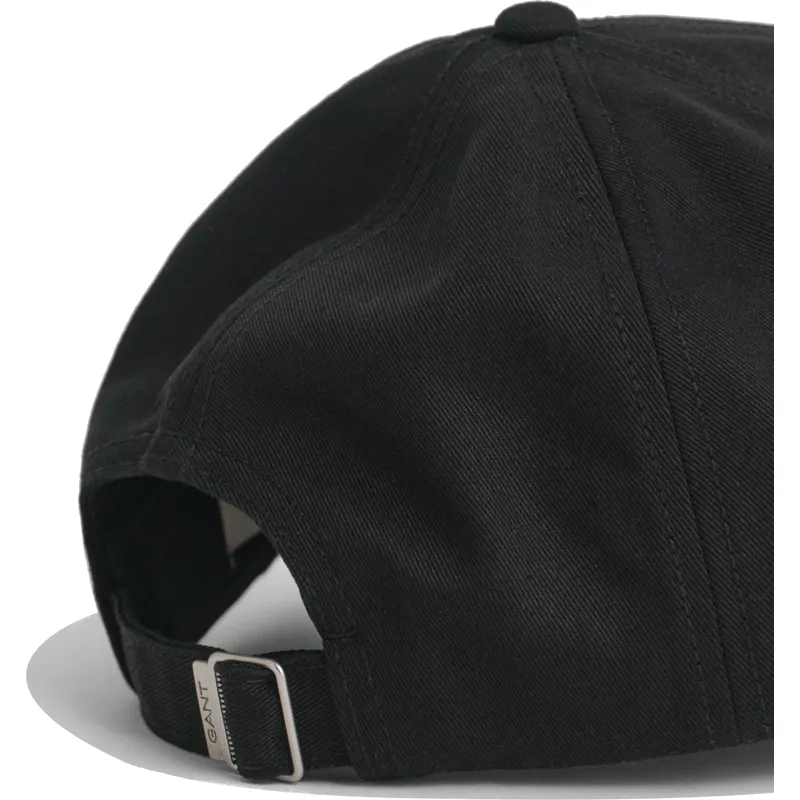 schwarze-verstellbare-schild-kappe-aus-baumwoll-twill-von-gant