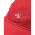 cappello-curvo-rosso-regolabile-shield-in-cotone-twill-ruby-red-di-gant