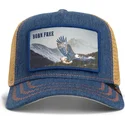 epci-curbata-bleumarin-snapback-born-free-wild-heart-the-farm-de-goorin-bros