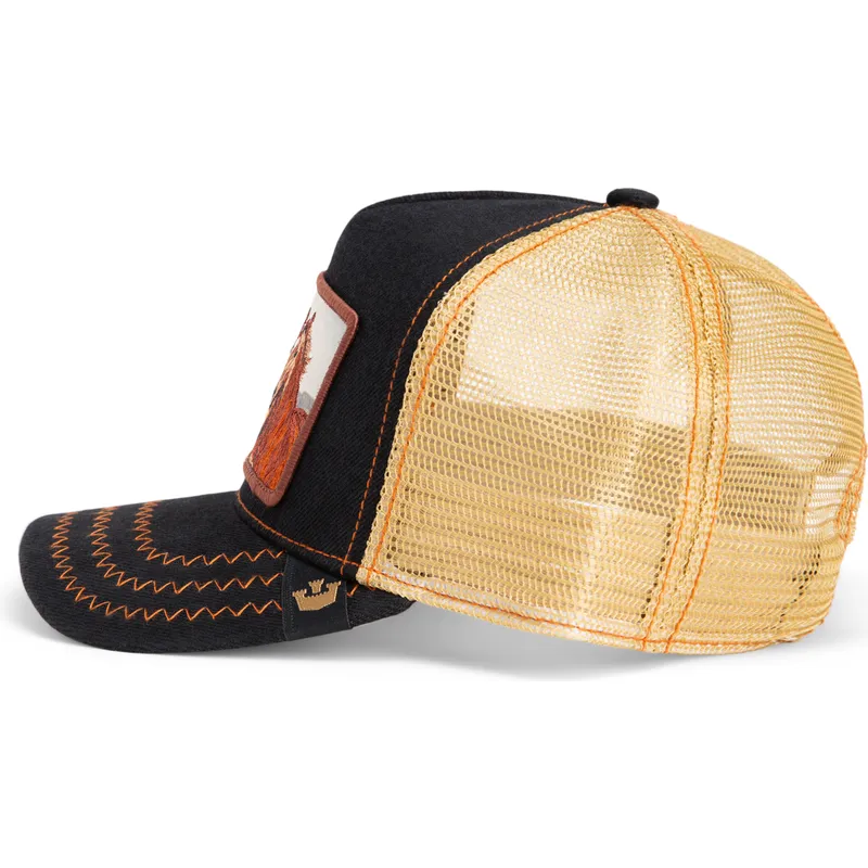 epci-curbata-negru-snapback-easy-rider-wild-heart-the-farm-de-goorin-bros