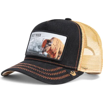 Καπέλο Trucker μαύρο βουβάλι Built Tough Wild Heart The Farm από Goorin Bros.