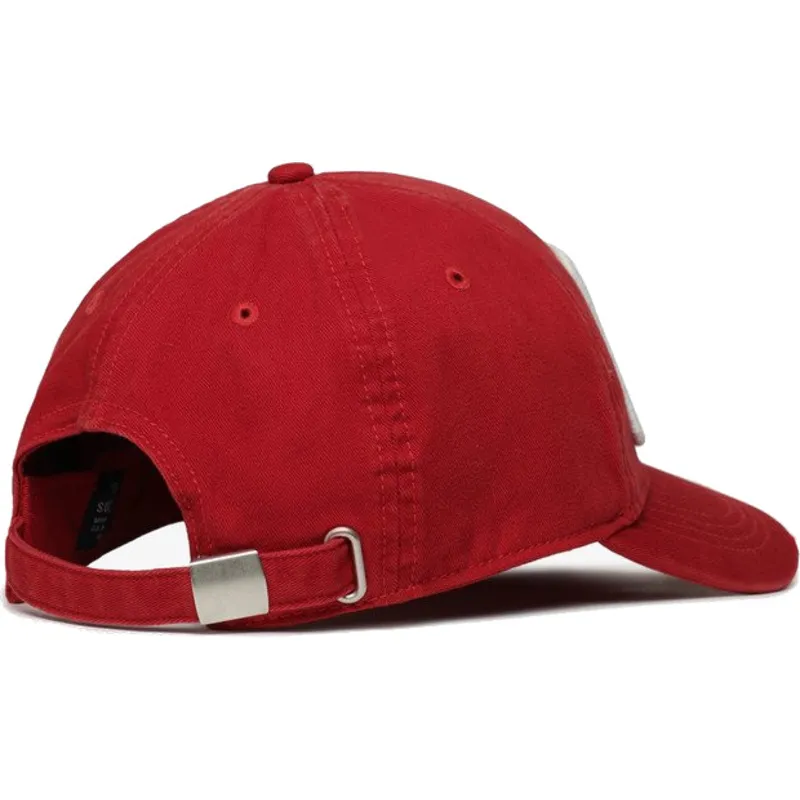 cappellino-curvo-rosso-regolabile-graphic-red-di-superdry