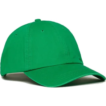 Cappello curvo verde regolabile Vintage Ricamato Drop Kick Green di Superdry