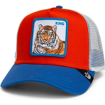 Goorin Bros. King Team Tiger Originalrezept Teamstolz The Farm Orange, Weiß und Blau Trucker Hut