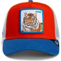 epci-curbata-camionagiu-papagal-snapback-goorin-bros-king-team-tiger-original-recipe-team-pride-the-farm-orange-white-and-blue-h