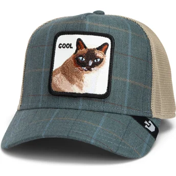 Cap curbată blue snapback Goorin Bros. Cool Cat Luxury Moon The Farm Blue Hat The Farm de Goorin Bros.