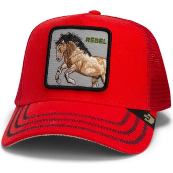 Cap curbată red snapback Goorin Bros. Horse Rebel The Wild West Core Canvas The Farm Red Hat The Farm de Goorin Bros.