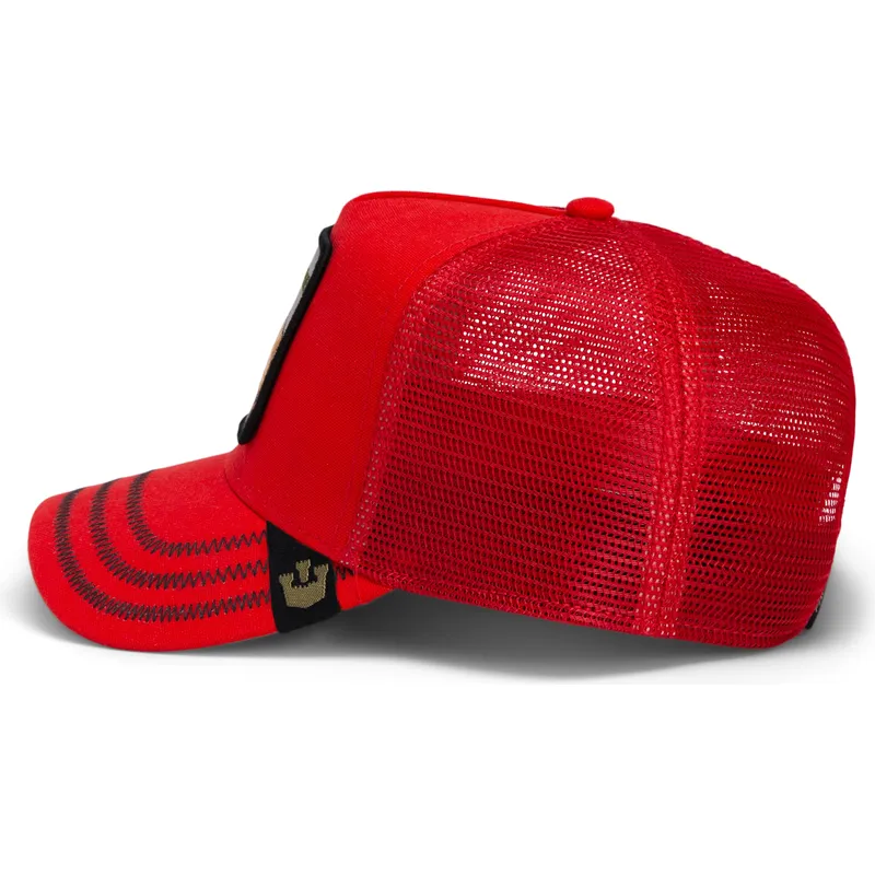 cap-curbata-red-snapback-goorin-bros-horse-rebel-the-wild-west-core-canvas-the-farm-red-hat-the-farm-de-goorin-bros