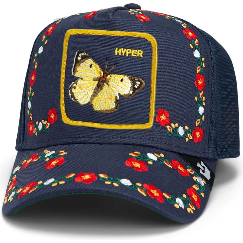 goorin-bros-farfalla-iperattiva-flora-fauna-the-farm-cappello-trucker-blu-navy