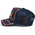 epci-curbata-bleumarin-snapback-goorin-bros-butterfly-hyper-active-flora-fauna-the-farm-navy-blue-hat-the-farm-de-goorin-bros