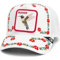epci-curbata-alb-snapback-goorin-bros-hummingbird-sucker-necessary-nectar-flora-fauna-the-farm-white-hat-the-farm-de-goorin-bros
