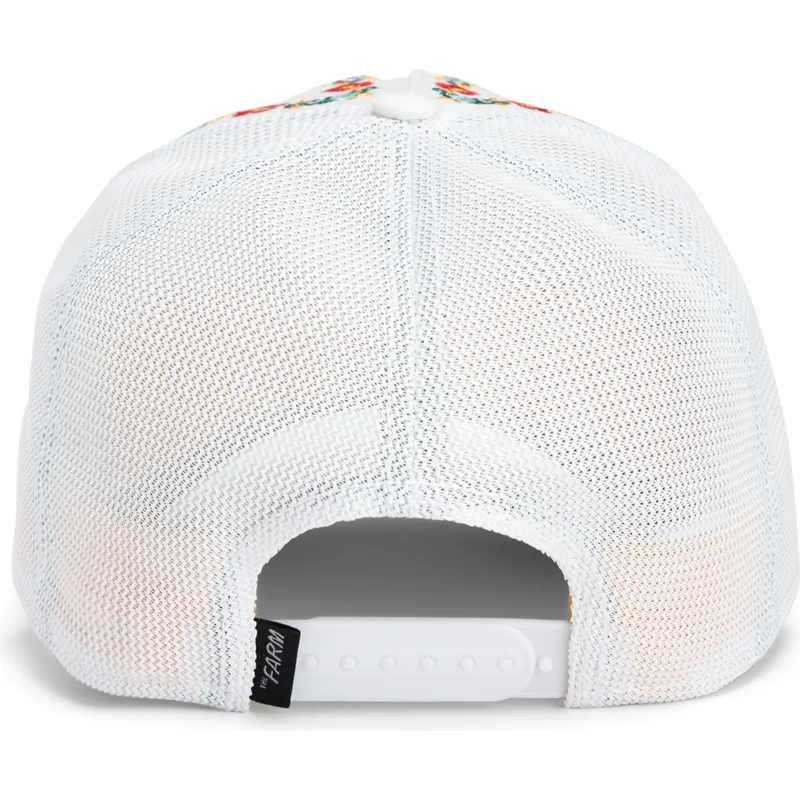 epci-curbata-alb-snapback-goorin-bros-hummingbird-sucker-necessary-nectar-flora-fauna-the-farm-white-hat-the-farm-de-goorin-bros