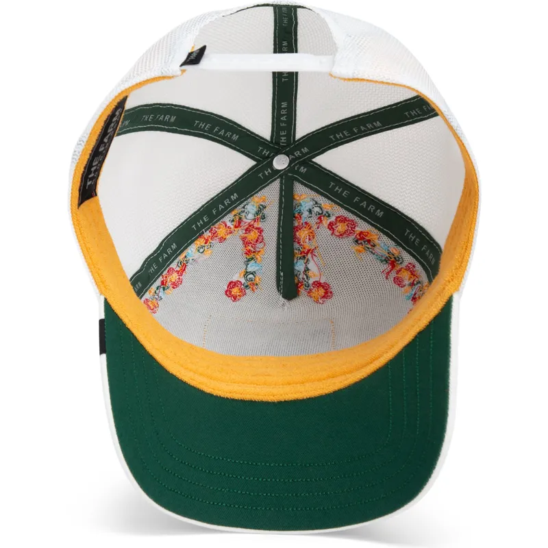 epci-curbata-alb-snapback-goorin-bros-hummingbird-sucker-necessary-nectar-flora-fauna-the-farm-white-hat-the-farm-de-goorin-bros