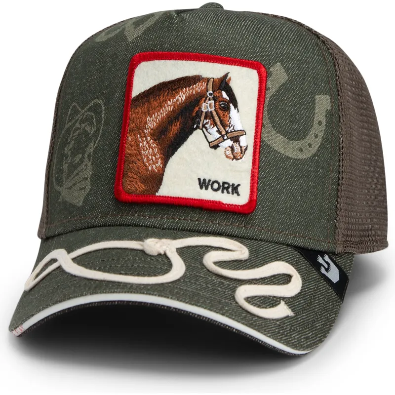 cap-curbata-green-snapback-goorin-bros-work-double-shift-horse-play-the-farm-green-hat-the-farm-de-goorin-bros