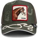 cap-curbata-green-snapback-goorin-bros-work-double-shift-horse-play-the-farm-green-hat-the-farm-de-goorin-bros