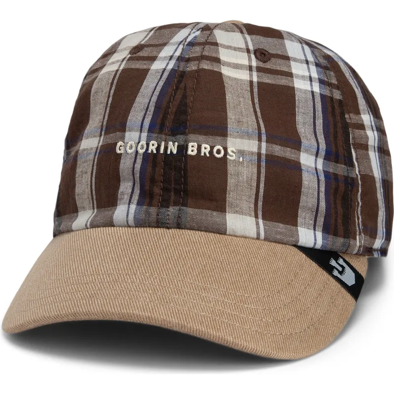 cap-curbata-brown-snapback-goorin-bros-curved-brim-ask-your-mother-papa-cap-madras-the-farm-brown-cap-the-farm-de-goorin-bros