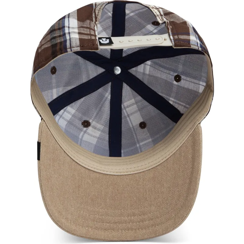 cap-curbata-brown-snapback-goorin-bros-curved-brim-ask-your-mother-papa-cap-madras-the-farm-brown-cap-the-farm-de-goorin-bros