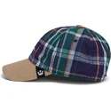 goorin-bros-berretto-curvo-hardly-working-papa-cap-madras-the-farm-blu-navy-e-marrone-snapback-cap