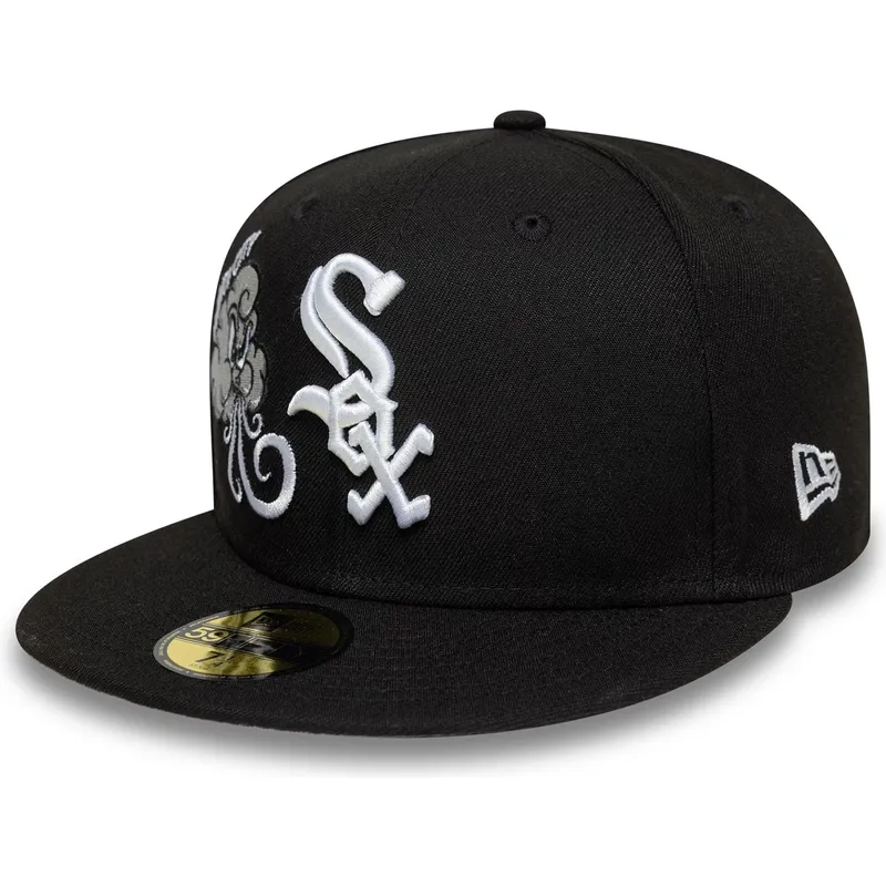 epci-plata-negru-fitted-59fifty-food-icon-windy-city-de-chicago-white-sox-mlb-de-new-era
