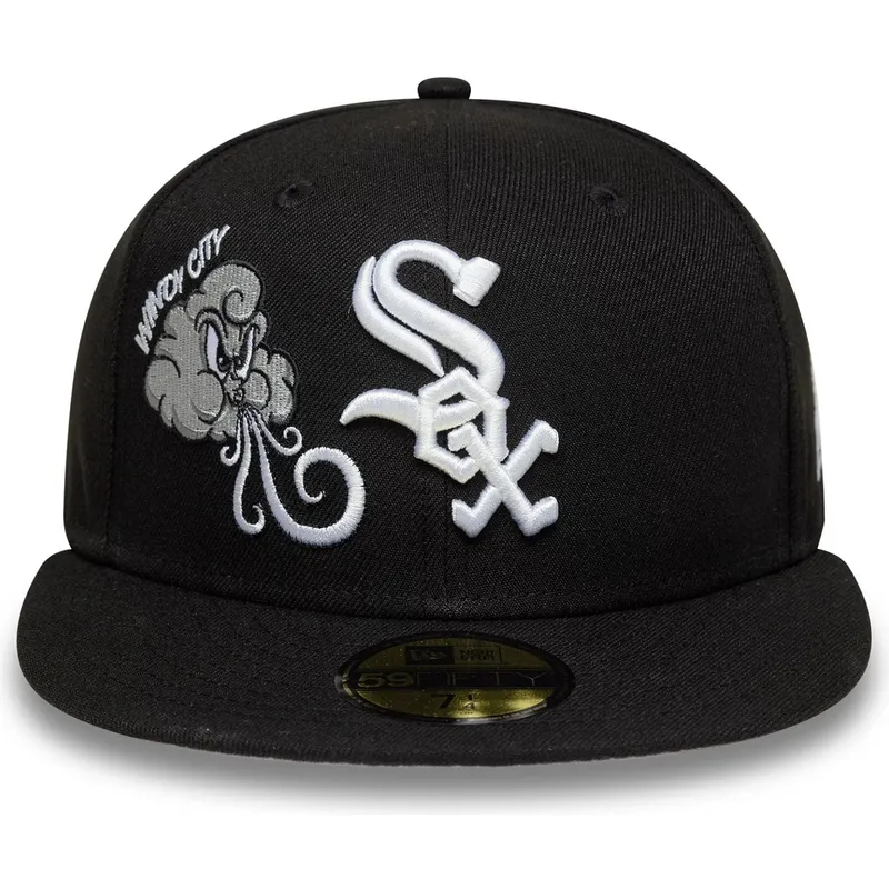 epci-plata-negru-fitted-59fifty-food-icon-windy-city-de-chicago-white-sox-mlb-de-new-era