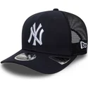 casquette-trucker-bleue-marine-9seventy-stretch-snap-new-york-yankees-mlb-new-era