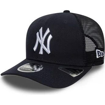 Casquette trucker bleue marine 9SEVENTY Stretch Snap New York Yankees MLB New Era
