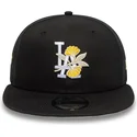 berretto-snapback-nero-9fifty-con-visiera-piatta-e-motivo-floreale-dei-los-angeles-dodgers-mlb-di-new-era