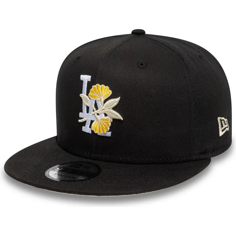 epci-plata-negru-snapback-9fifty-floral-de-los-angeles-dodgers-mlb-de-new-era