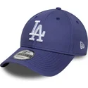 cappellino-curvo-viola-regolabile-9forty-league-essential-dei-los-angeles-dodgers-mlb-di-new-era