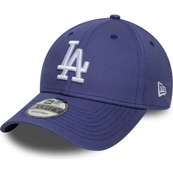 Cappellino curvo viola regolabile 9FORTY League Essential dei Los Angeles Dodgers MLB di New Era