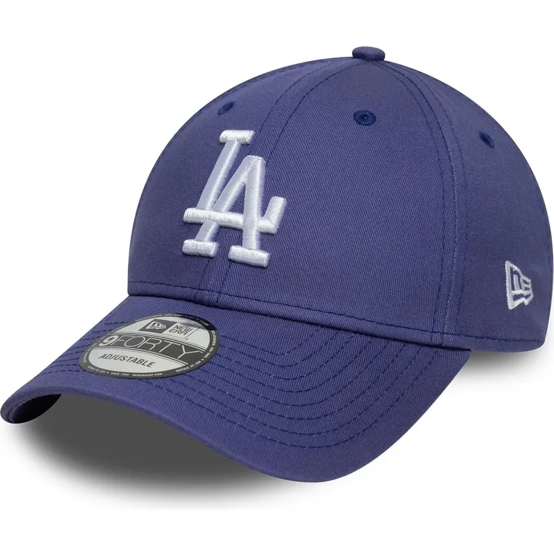violett-bojd-justerbar-keps-9forty-league-essential-fran-los-angeles-dodgers-mlb-av-new-era