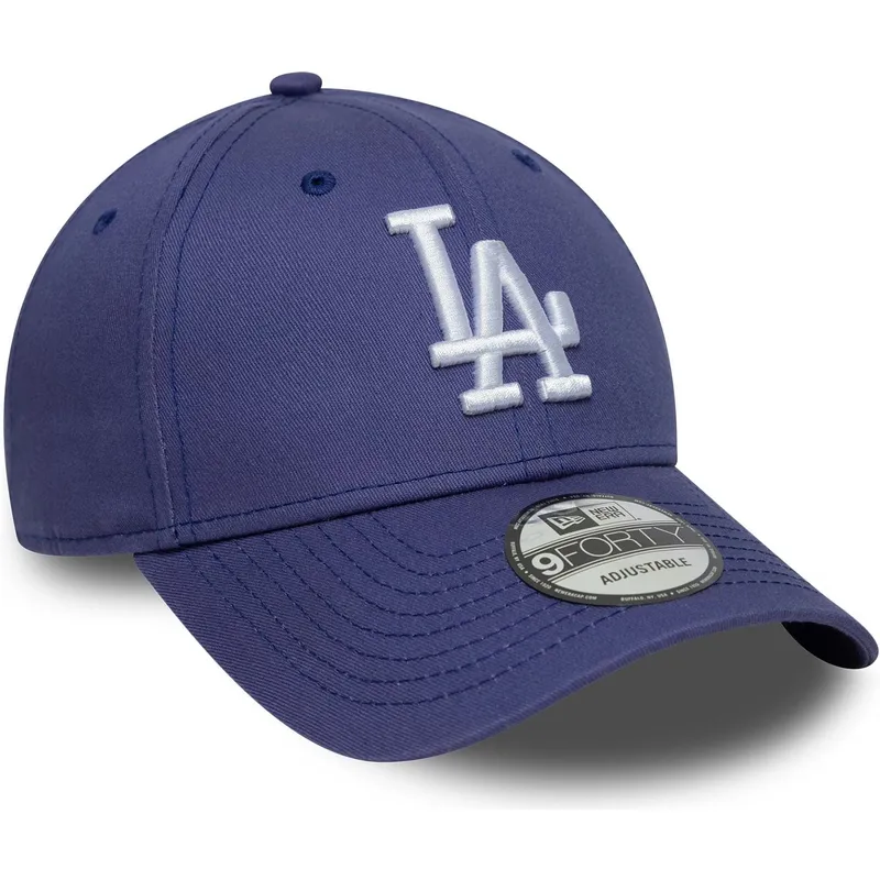 violett-bojd-justerbar-keps-9forty-league-essential-fran-los-angeles-dodgers-mlb-av-new-era