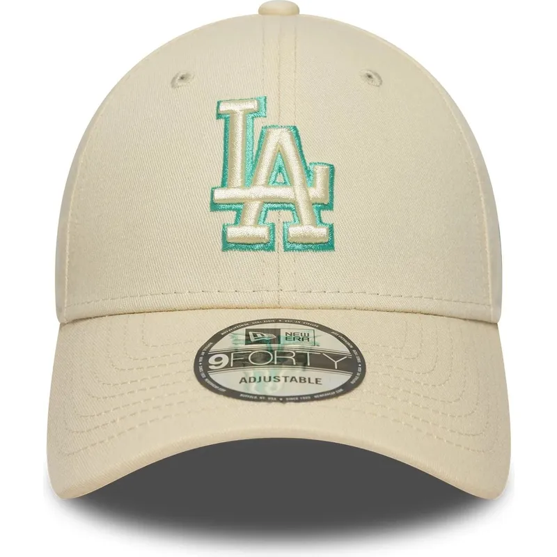 epci-curbata-bej-reglabila-9forty-team-outline-de-los-angeles-dodgers-mlb-de-new-era