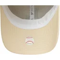 casquette-courbee-beige-ajustable-avec-logo-vert-9forty-team-outline-los-angeles-dodgers-mlb-new-era