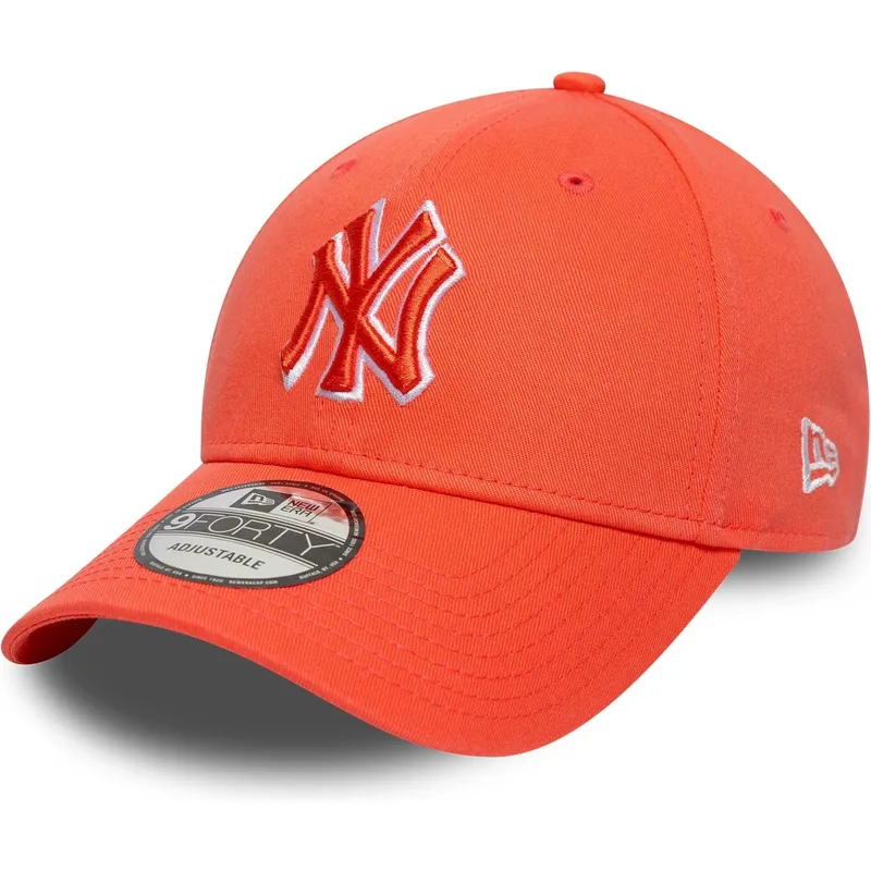 epci-curbata-portocaliu-reglabila-9forty-team-outline-de-new-york-yankees-mlb-de-new-era