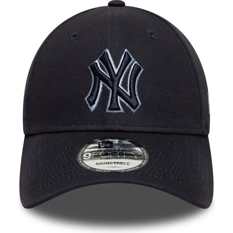 granatowa-czapka-z-zakrzywionym-daszkiem-regulowana-z-granatowym-logo-9forty-team-outline-new-york-yankees-mlb-od-new-era