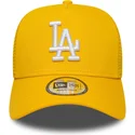 gul-truckerkeps-a-frame-league-essential-los-angeles-dodgers-mlb-fran-new-era